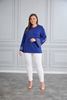 Picture of CURVY GIRL TOP WITH WHITE PRINT